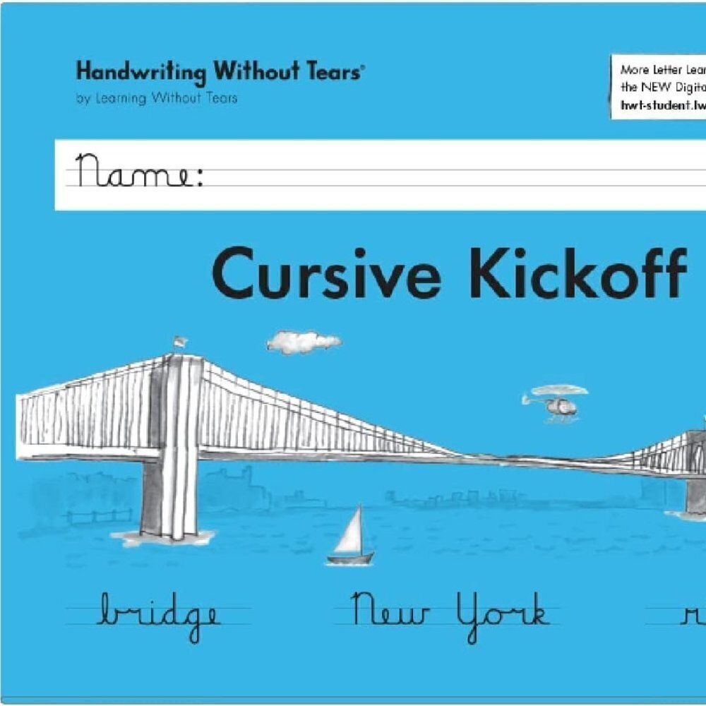 Learning Without Tears - Cursive Kickoff Student Workbook 2nd Grade - BRAND NEW